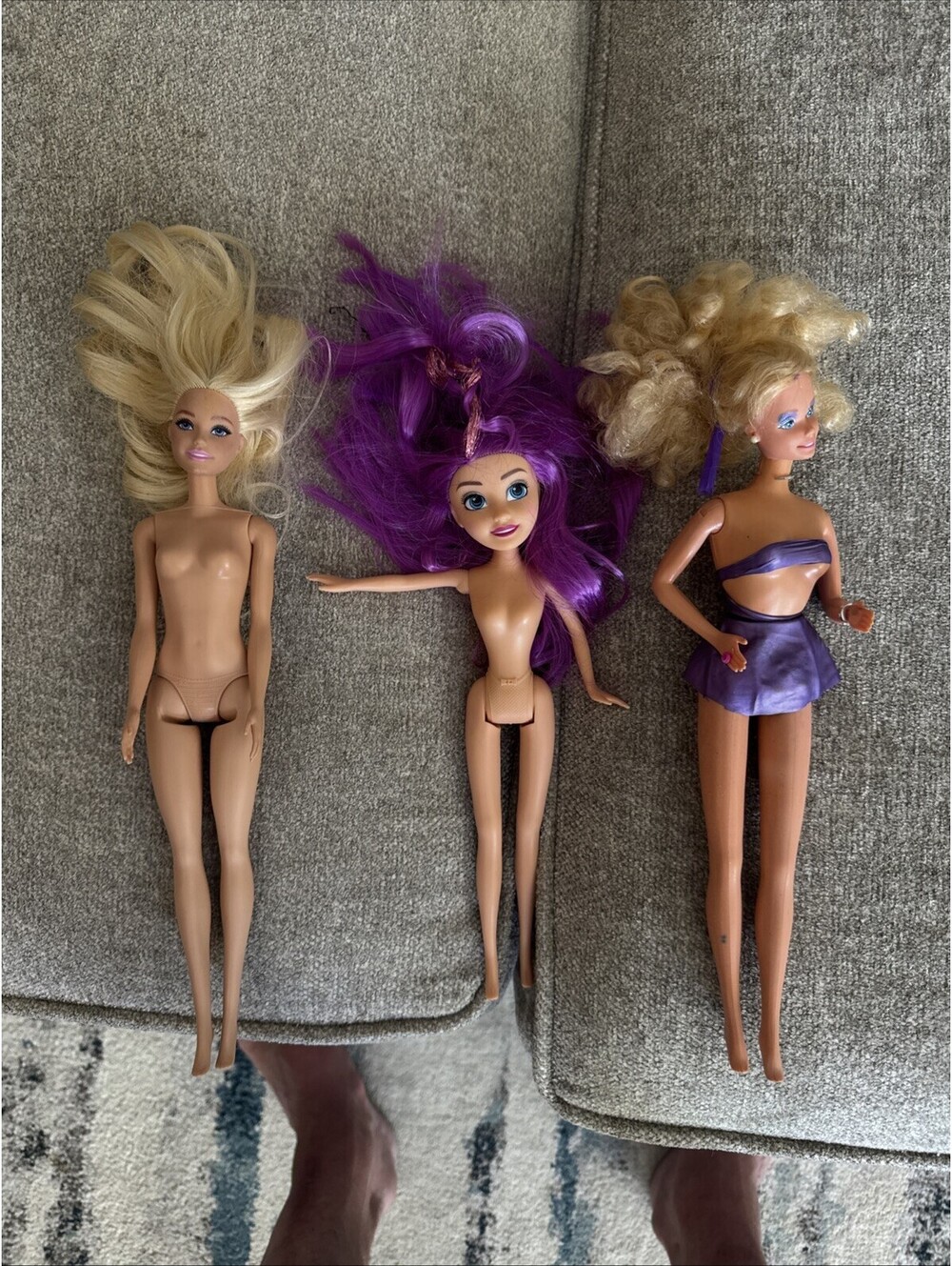 Doll Lot Of 3 Barbie And Others